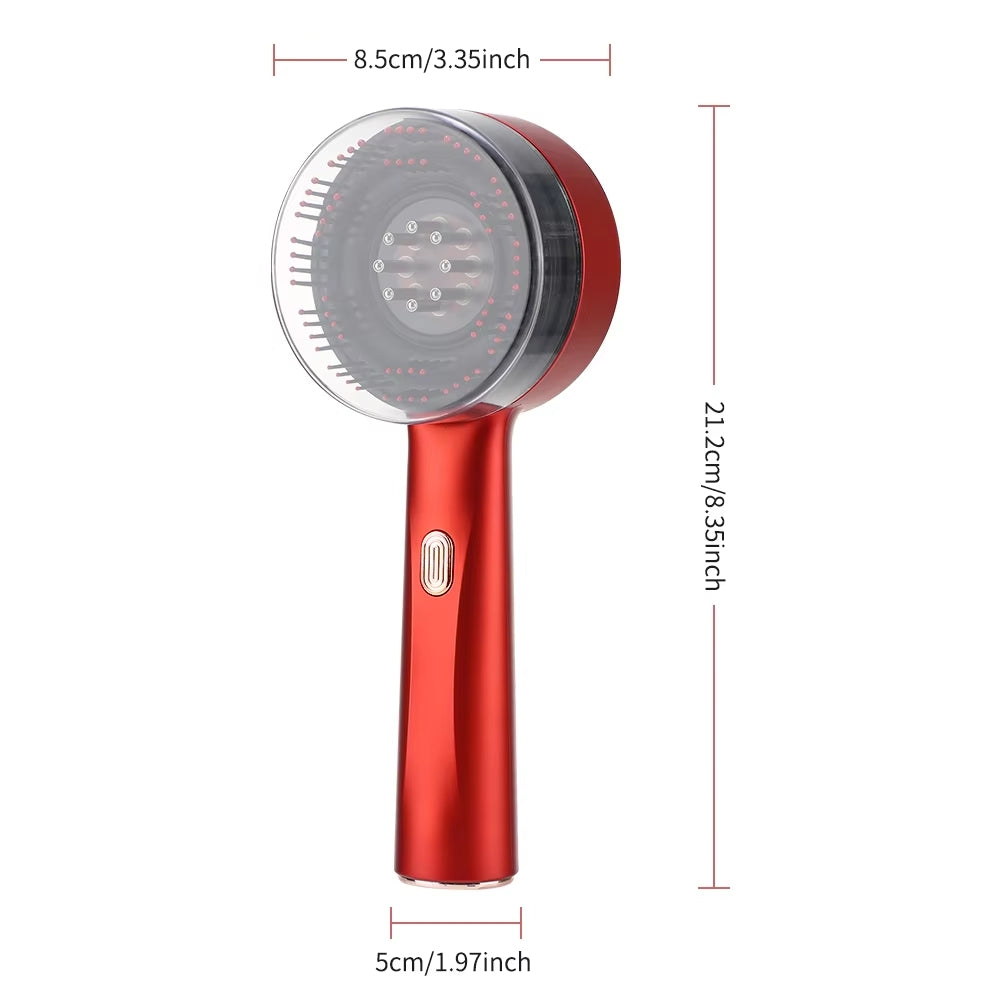 Electric Vibration Massage Comb for Hair Growth and Scalp Care