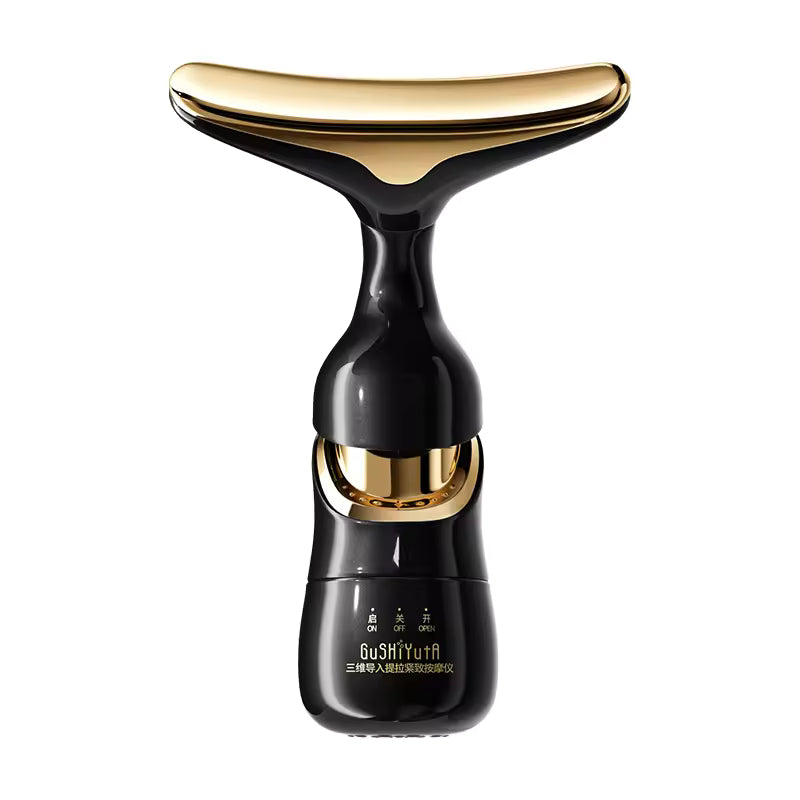 3 In 1 Face Massager Microcurrent Skin Rejuvenation Anti Aging Beauty Device